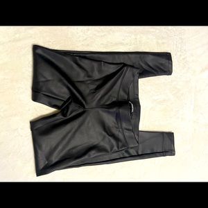 Express faux leather leggings